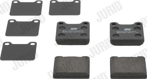 Jurid 571417J - Brake Pad Set, disc brake autospares.lv