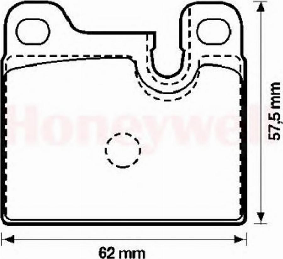 Jurid 571488JAS - Brake Pad Set, disc brake autospares.lv