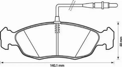 Jurid 571509J-AS - Brake Pad Set, disc brake autospares.lv