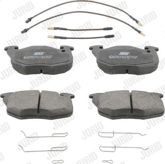 Jurid 571524J - Brake Pad Set, disc brake autospares.lv