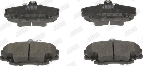 Jurid 571526D - Brake Pad Set, disc brake autospares.lv