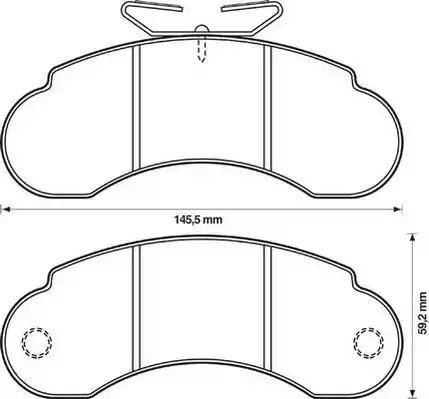 Jurid 571521J-AS - Brake Pad Set, disc brake autospares.lv