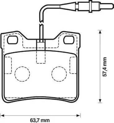 Jurid 571845J-AS - Brake Pad Set, disc brake autospares.lv