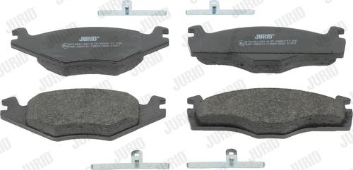 Jurid 571848J - Brake Pad Set, disc brake autospares.lv