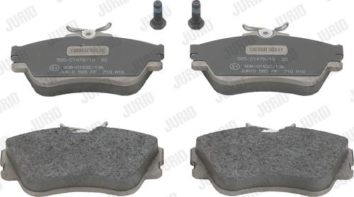 Jurid 571847J - Brake Pad Set, disc brake autospares.lv