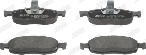 Jurid 571832J - Brake Pad Set, disc brake autospares.lv
