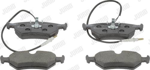 Jurid 571837J - Brake Pad Set, disc brake autospares.lv