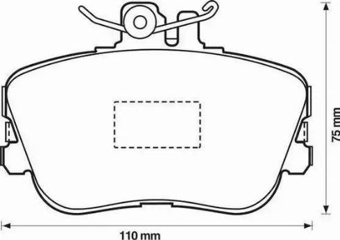 Jurid 571828J-AS - Brake Pad Set, disc brake autospares.lv