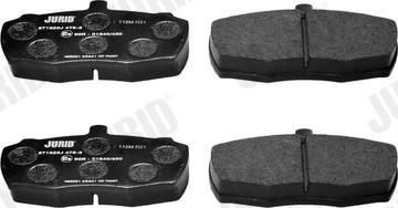 Jurid 571822J - Brake Pad Set, disc brake autospares.lv