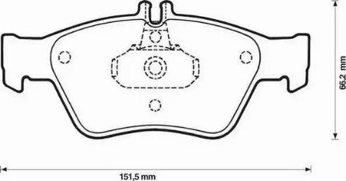 Jurid 571877J-AS - Brake Pad Set, disc brake autospares.lv