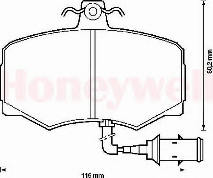 Jurid 571397JAS - Brake Pad Set, disc brake autospares.lv