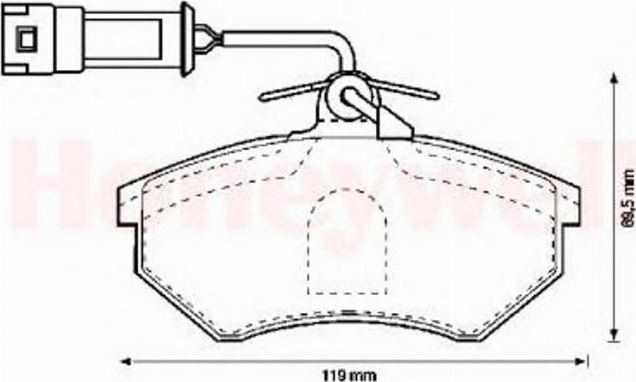 Jurid 571356J-AS - Brake Pad Set, disc brake autospares.lv