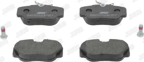 Jurid 571353J - Brake Pad Set, disc brake autospares.lv