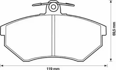 Jurid 571357J-AS - Brake Pad Set, disc brake autospares.lv