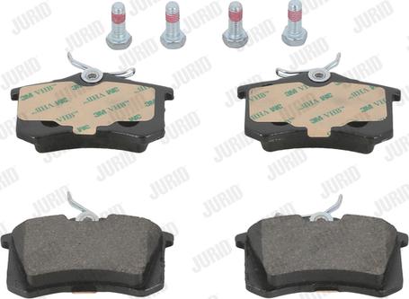 Jurid 571361J - Brake Pad Set, disc brake autospares.lv