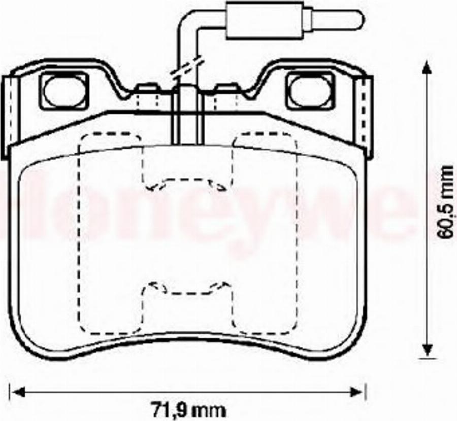 Jurid 571367JAS - Brake Pad Set, disc brake autospares.lv