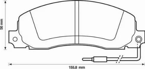 Jurid 571306J-AS - Brake Pad Set, disc brake autospares.lv