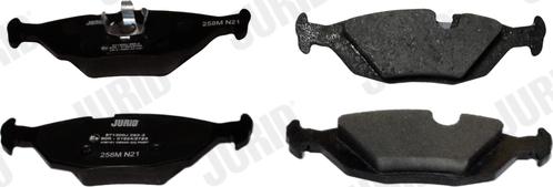 Jurid 571300J - Brake Pad Set, disc brake autospares.lv