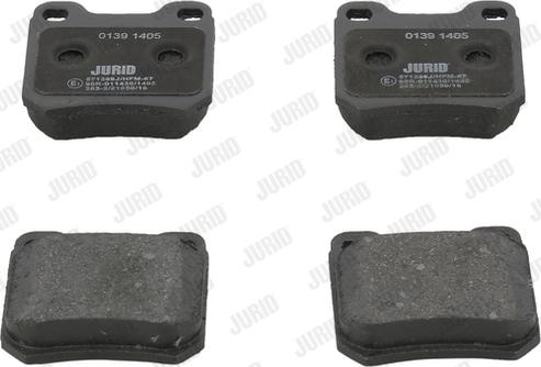 Jurid 571389J - Brake Pad Set, disc brake autospares.lv