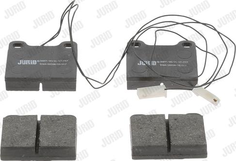 Jurid 571384J - Brake Pad Set, disc brake autospares.lv