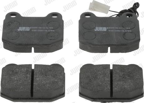 Jurid 571381J - Brake Pad Set, disc brake autospares.lv
