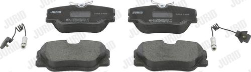 Jurid 571382J - Brake Pad Set, disc brake autospares.lv
