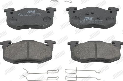 Jurid 571334J - Brake Pad Set, disc brake autospares.lv