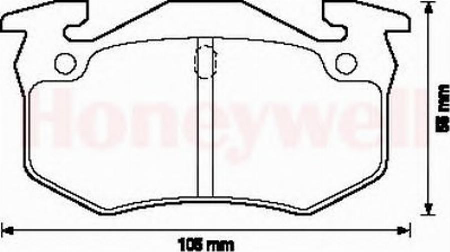 Jurid 571335J-AS - Brake Pad Set, disc brake autospares.lv