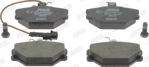 Jurid 571330J - Brake Pad Set, disc brake autospares.lv