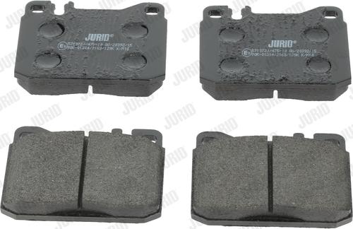 Jurid 571372J - Brake Pad Set, disc brake autospares.lv