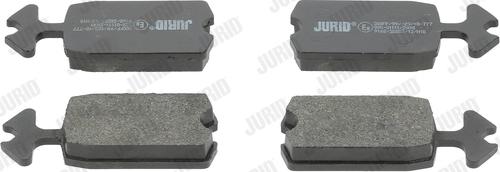 Jurid 571210J - Brake Pad Set, disc brake autospares.lv