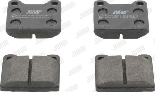 Jurid 571279J - Brake Pad Set, disc brake autospares.lv