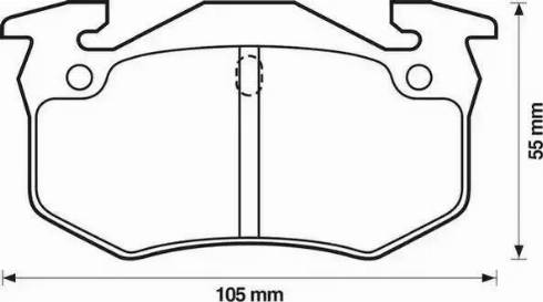 Jurid 571744J-AS - Brake Pad Set, disc brake autospares.lv