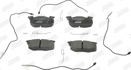 Jurid 571743J - Brake Pad Set, disc brake autospares.lv