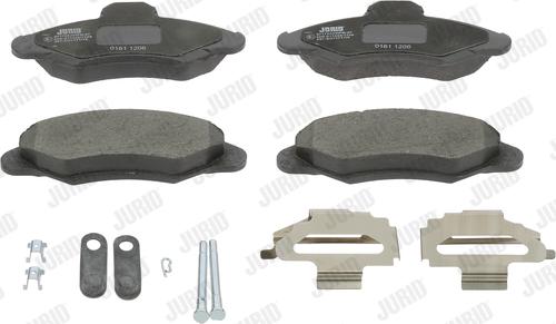 Jurid 571726J - Brake Pad Set, disc brake autospares.lv