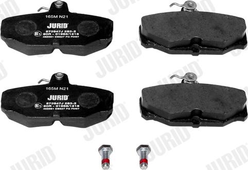 Jurid 573947J - Brake Pad Set, disc brake autospares.lv