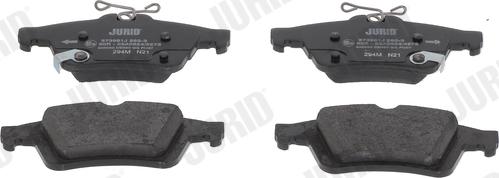 Jurid 573981J - Brake Pad Set, disc brake autospares.lv