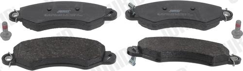 Jurid 573925J - Brake Pad Set, disc brake autospares.lv