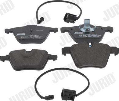 Jurid 573972J - Brake Pad Set, disc brake autospares.lv