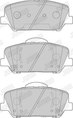 Jurid 573447J - Brake Pad Set, disc brake autospares.lv