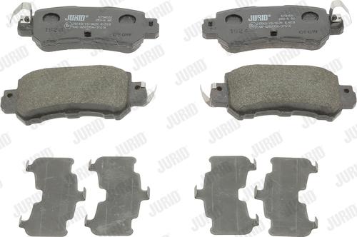 Jurid 573450J - Brake Pad Set, disc brake autospares.lv