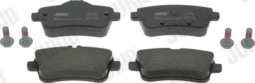 Jurid 573458J - Brake Pad Set, disc brake autospares.lv