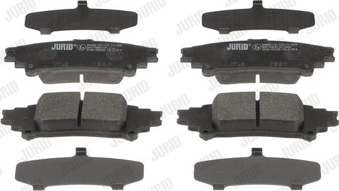 Jurid 573405J - Brake Pad Set, disc brake autospares.lv