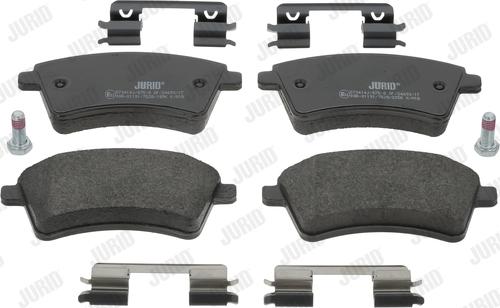 Jurid 573414J - Brake Pad Set, disc brake autospares.lv