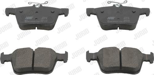 Jurid 573415J - Brake Pad Set, disc brake autospares.lv