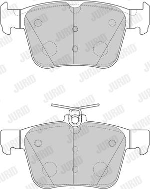 Jurid 573415J - Brake Pad Set, disc brake autospares.lv