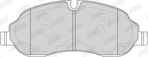 Jurid 573438J - Brake Pad Set, disc brake autospares.lv