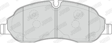 Jurid 573438J - Brake Pad Set, disc brake autospares.lv