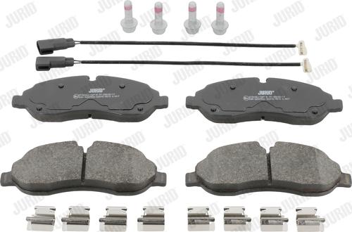 Jurid 573438J - Brake Pad Set, disc brake autospares.lv