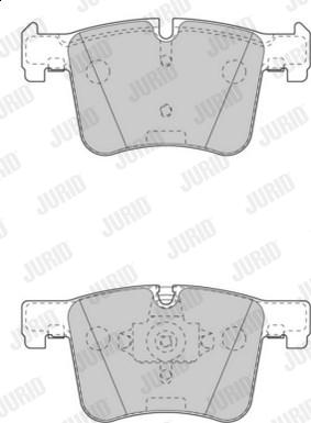 Jurid 573432J - Brake Pad Set, disc brake autospares.lv